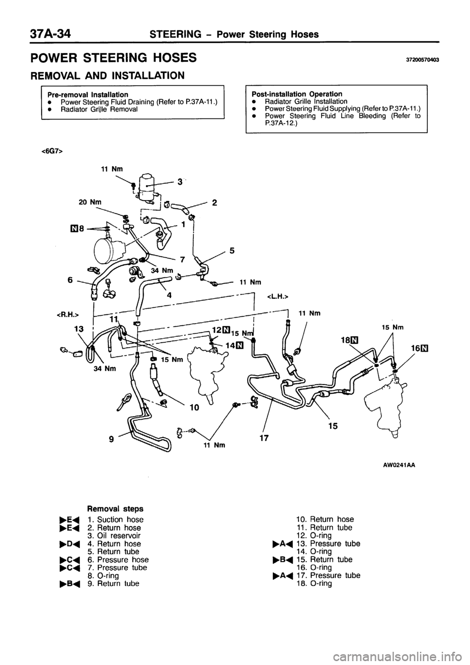 MITSUBISHI PAJERO SPORT 1999  Workshop Manual 
