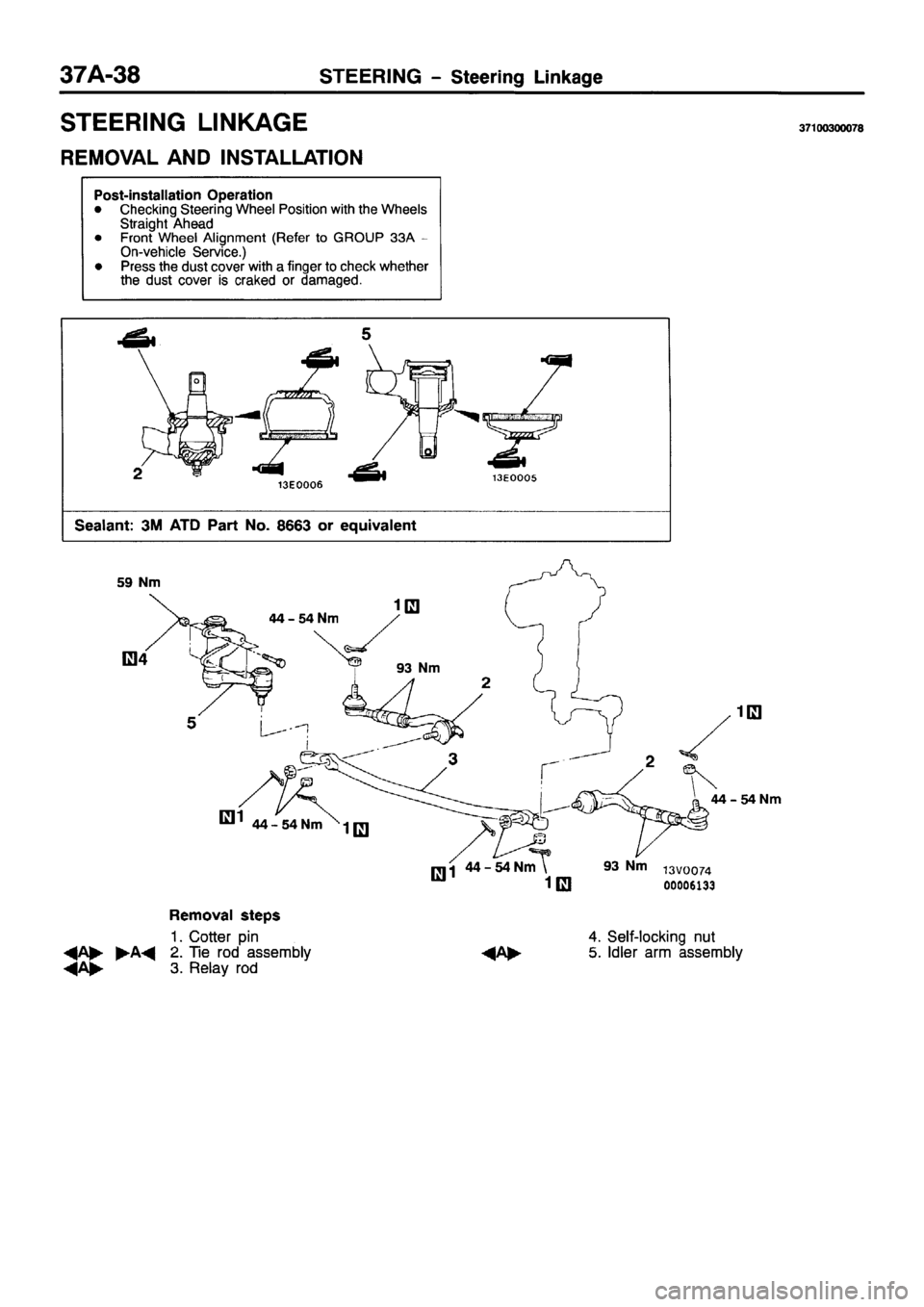 MITSUBISHI PAJERO SPORT 1999  Workshop Manual 