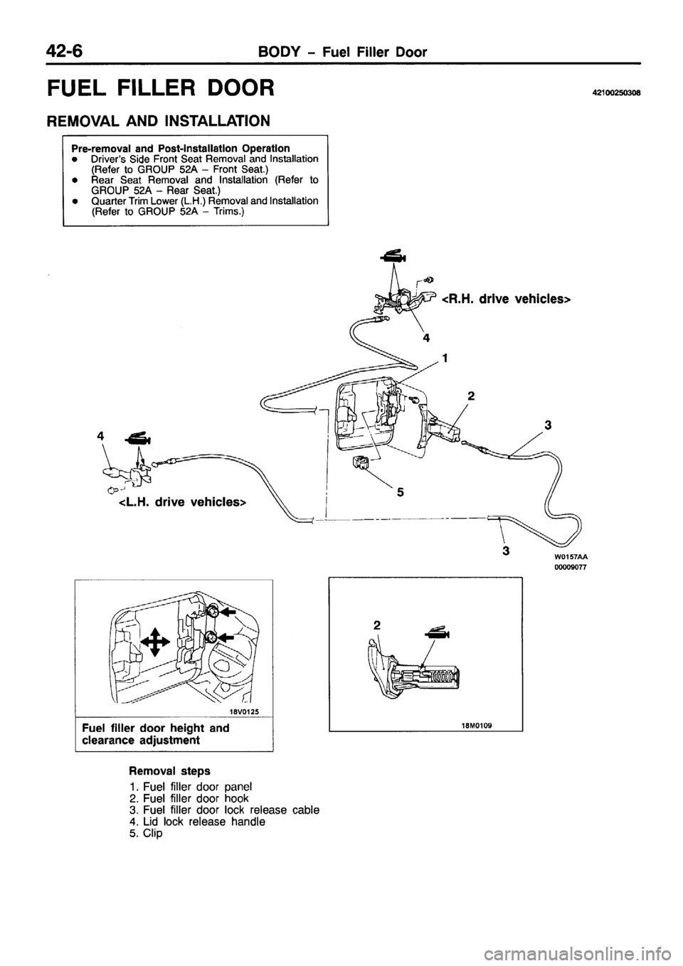 MITSUBISHI PAJERO SPORT 1999  Workshop Manual 