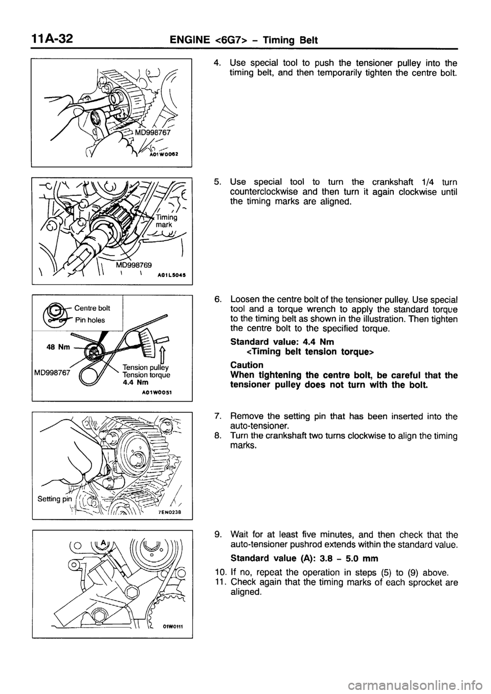 MITSUBISHI PAJERO SPORT 1999  Workshop Manual 