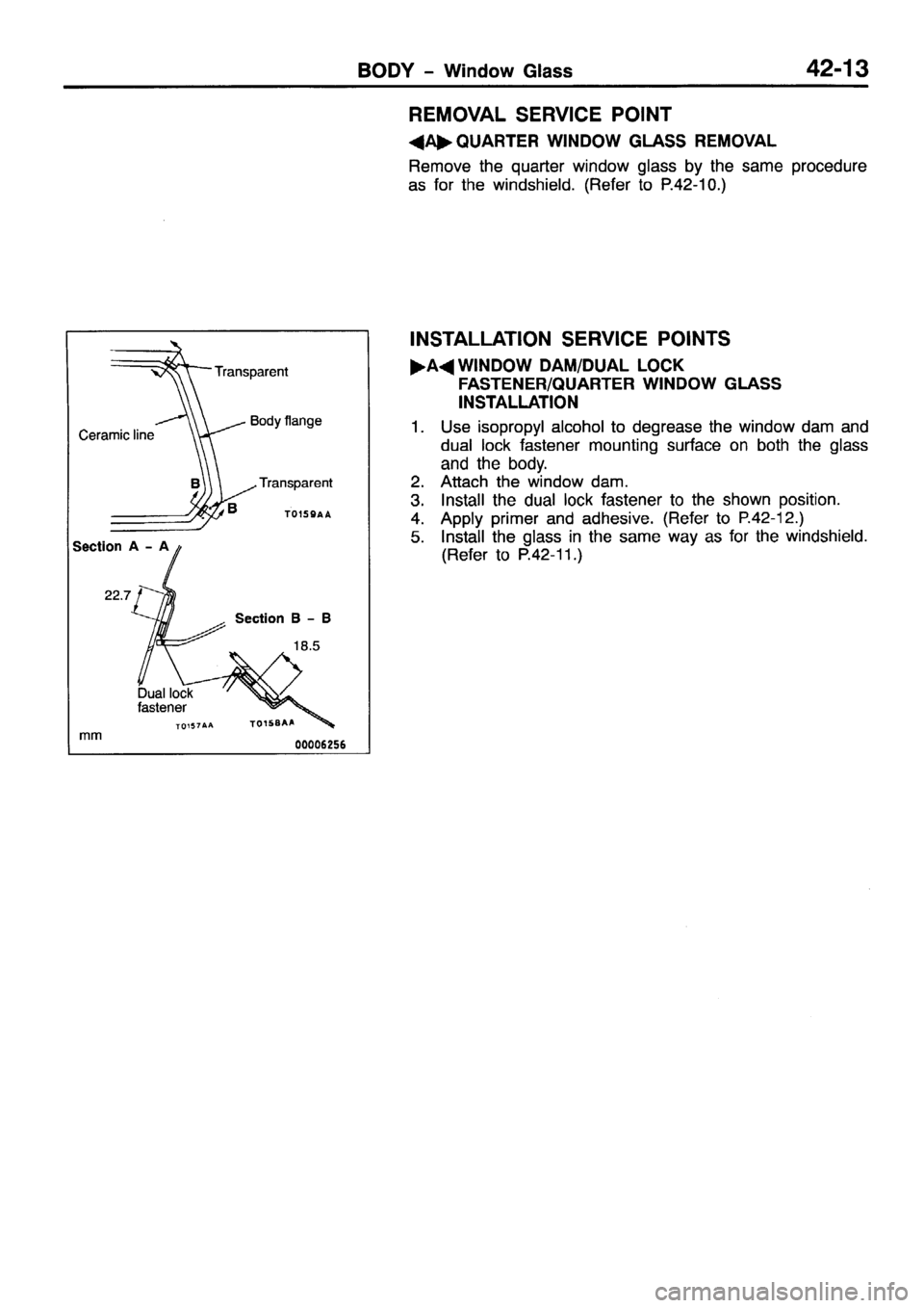 MITSUBISHI PAJERO SPORT 1999  Workshop Manual 