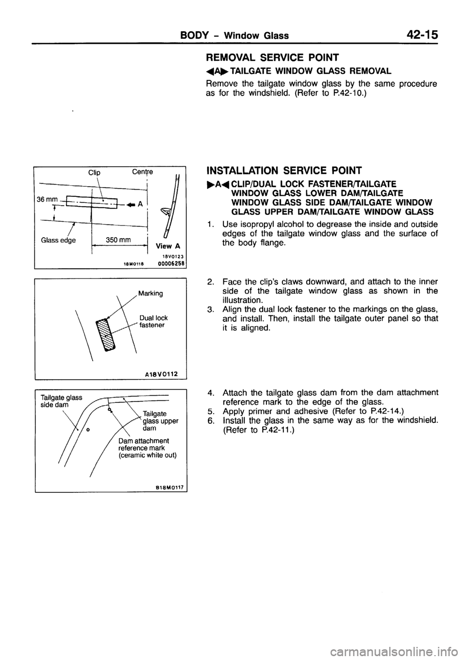MITSUBISHI PAJERO SPORT 1999  Workshop Manual 