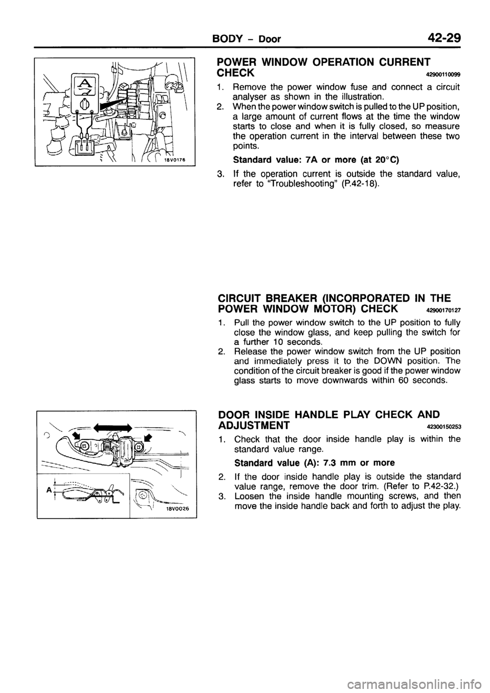 MITSUBISHI PAJERO SPORT 1999  Workshop Manual 