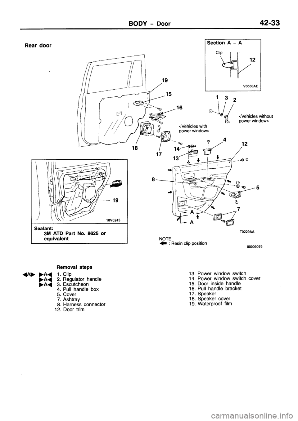 MITSUBISHI PAJERO SPORT 1999  Workshop Manual 