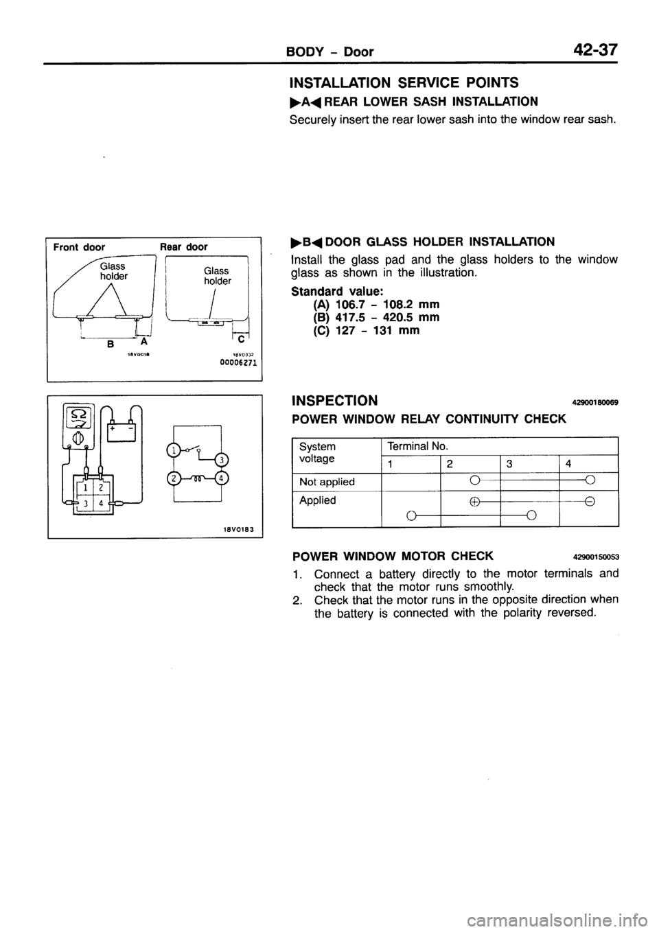 MITSUBISHI PAJERO SPORT 1999  Workshop Manual 