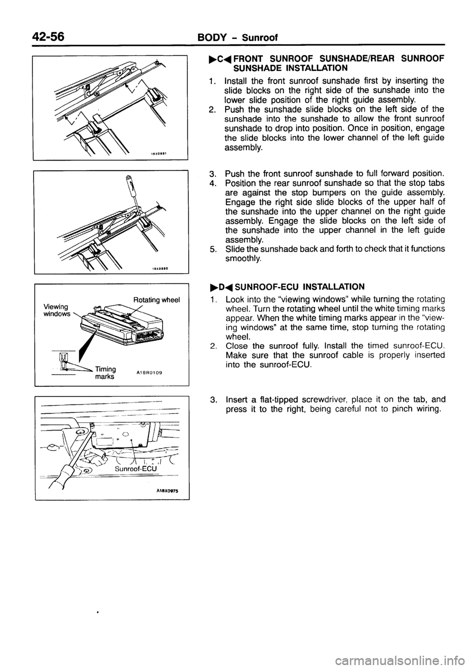 MITSUBISHI PAJERO SPORT 1999  Workshop Manual 