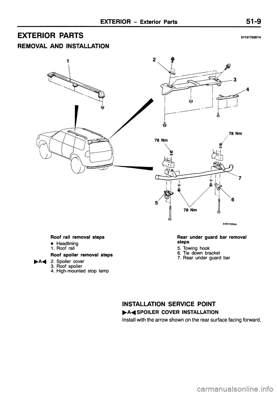 MITSUBISHI PAJERO SPORT 1999  Workshop Manual 
