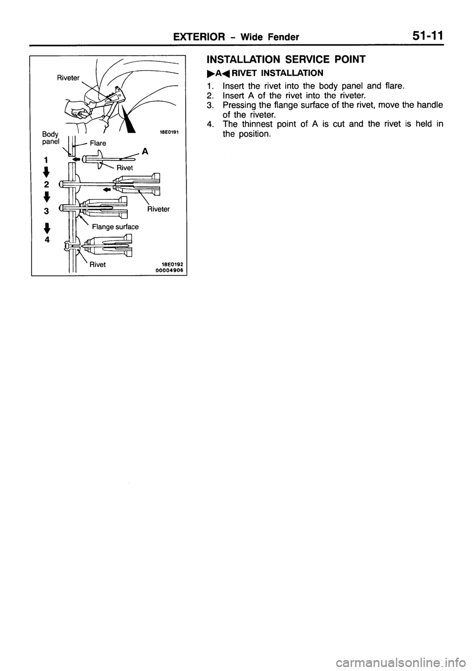 MITSUBISHI PAJERO SPORT 1999  Workshop Manual 