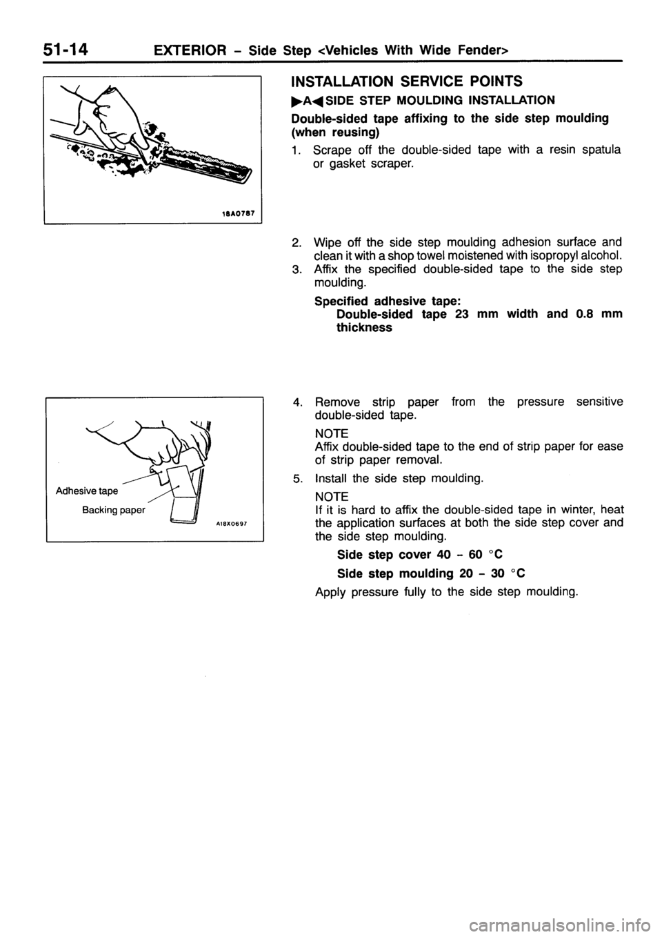 MITSUBISHI PAJERO SPORT 1999  Workshop Manual 