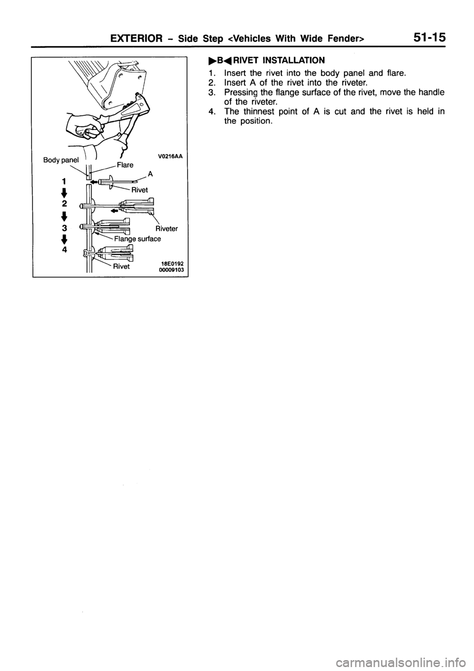 MITSUBISHI PAJERO SPORT 1999  Workshop Manual 