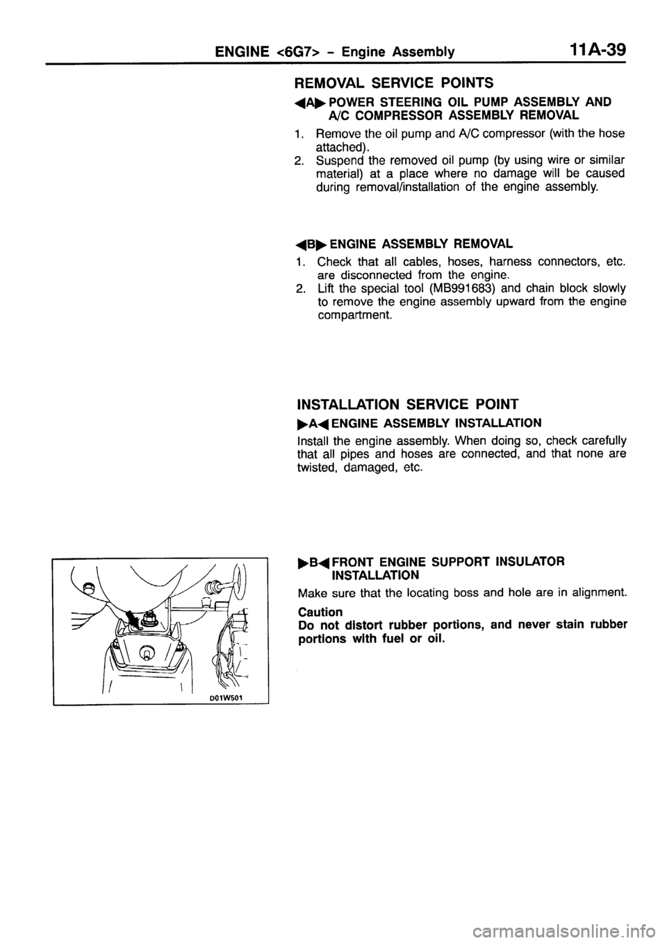 MITSUBISHI PAJERO SPORT 1999  Workshop Manual 