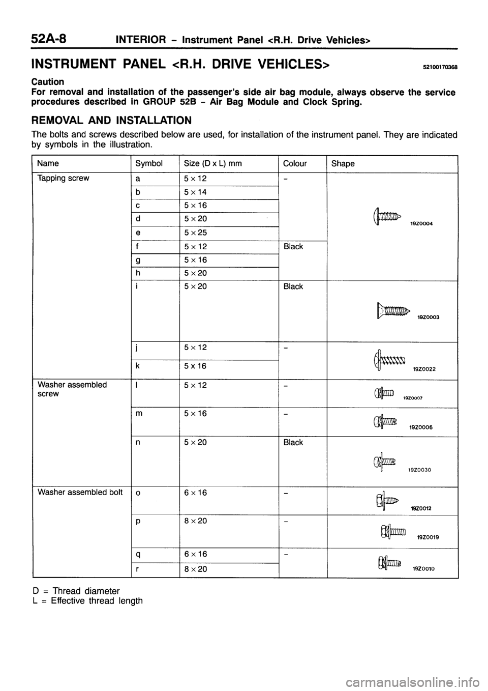 MITSUBISHI PAJERO SPORT 1999  Workshop Manual 
