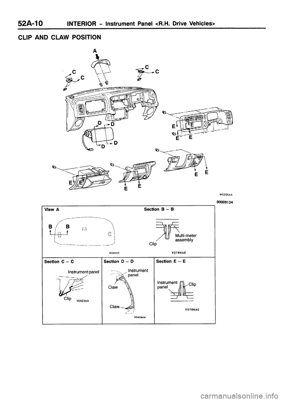 MITSUBISHI PAJERO SPORT 1999  Workshop Manual 