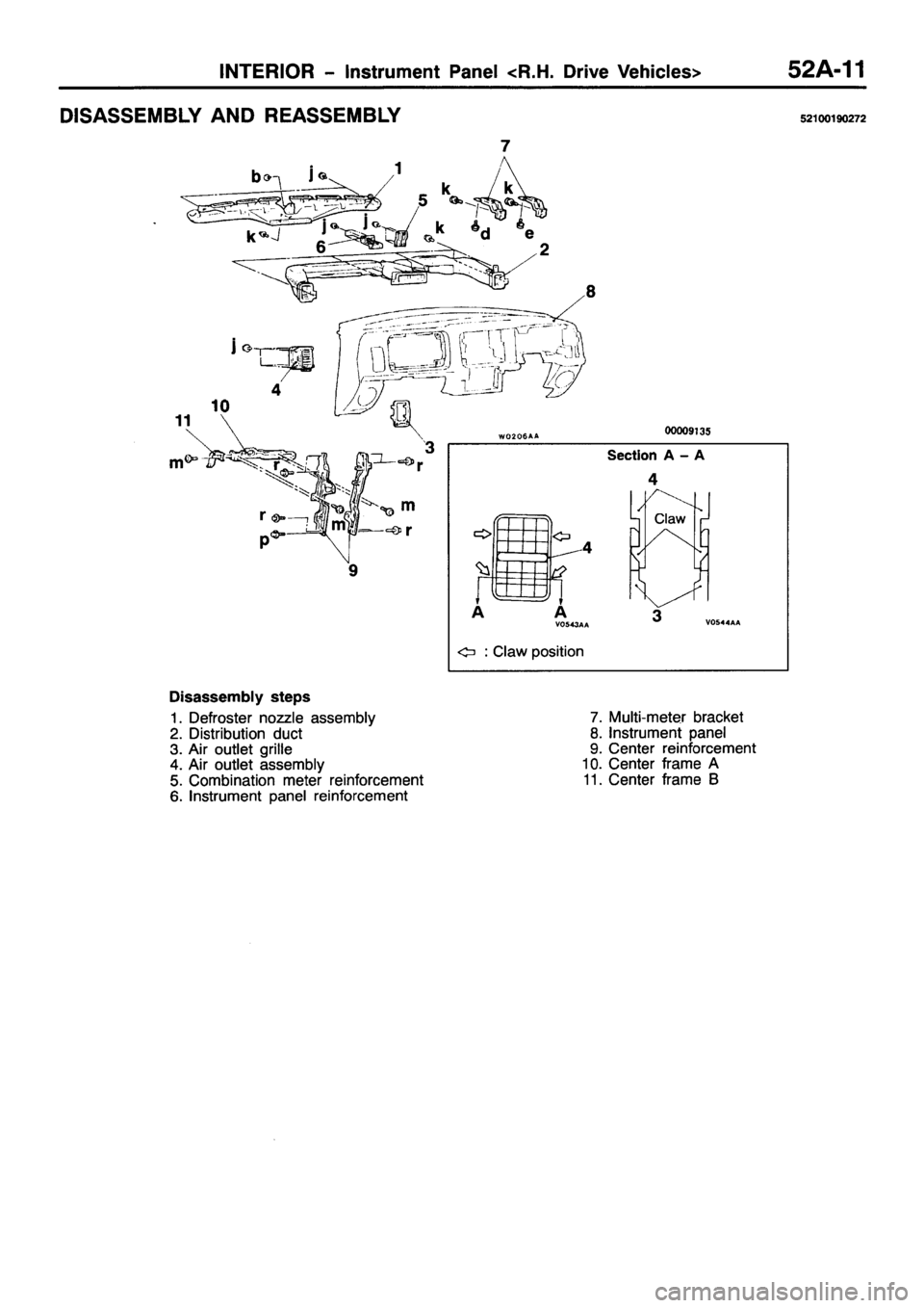 MITSUBISHI PAJERO SPORT 1999  Workshop Manual 