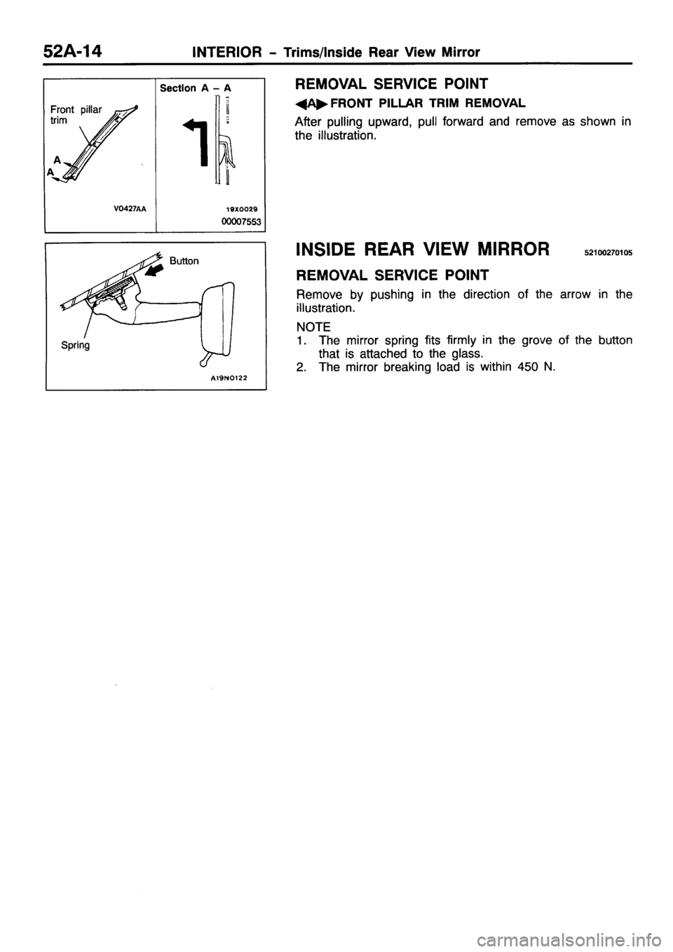 MITSUBISHI PAJERO SPORT 1999  Workshop Manual 