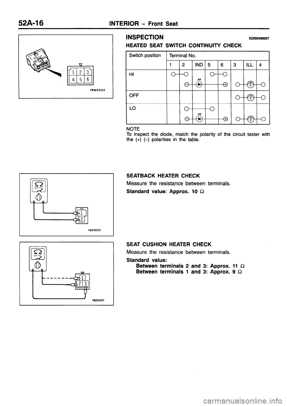 MITSUBISHI PAJERO SPORT 1999  Workshop Manual 