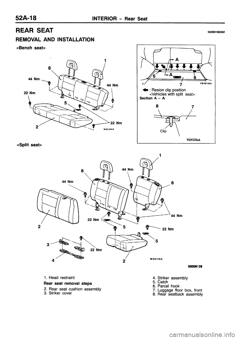 MITSUBISHI PAJERO SPORT 1999  Workshop Manual 