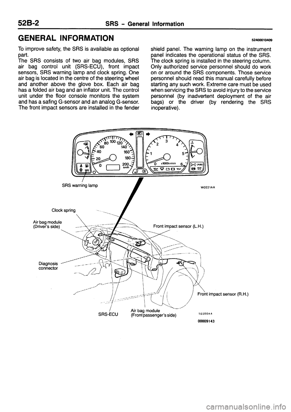 MITSUBISHI PAJERO SPORT 1999  Workshop Manual 