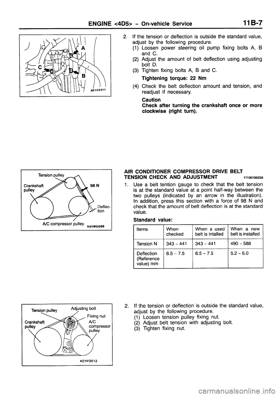 MITSUBISHI PAJERO SPORT 1999  Workshop Manual 