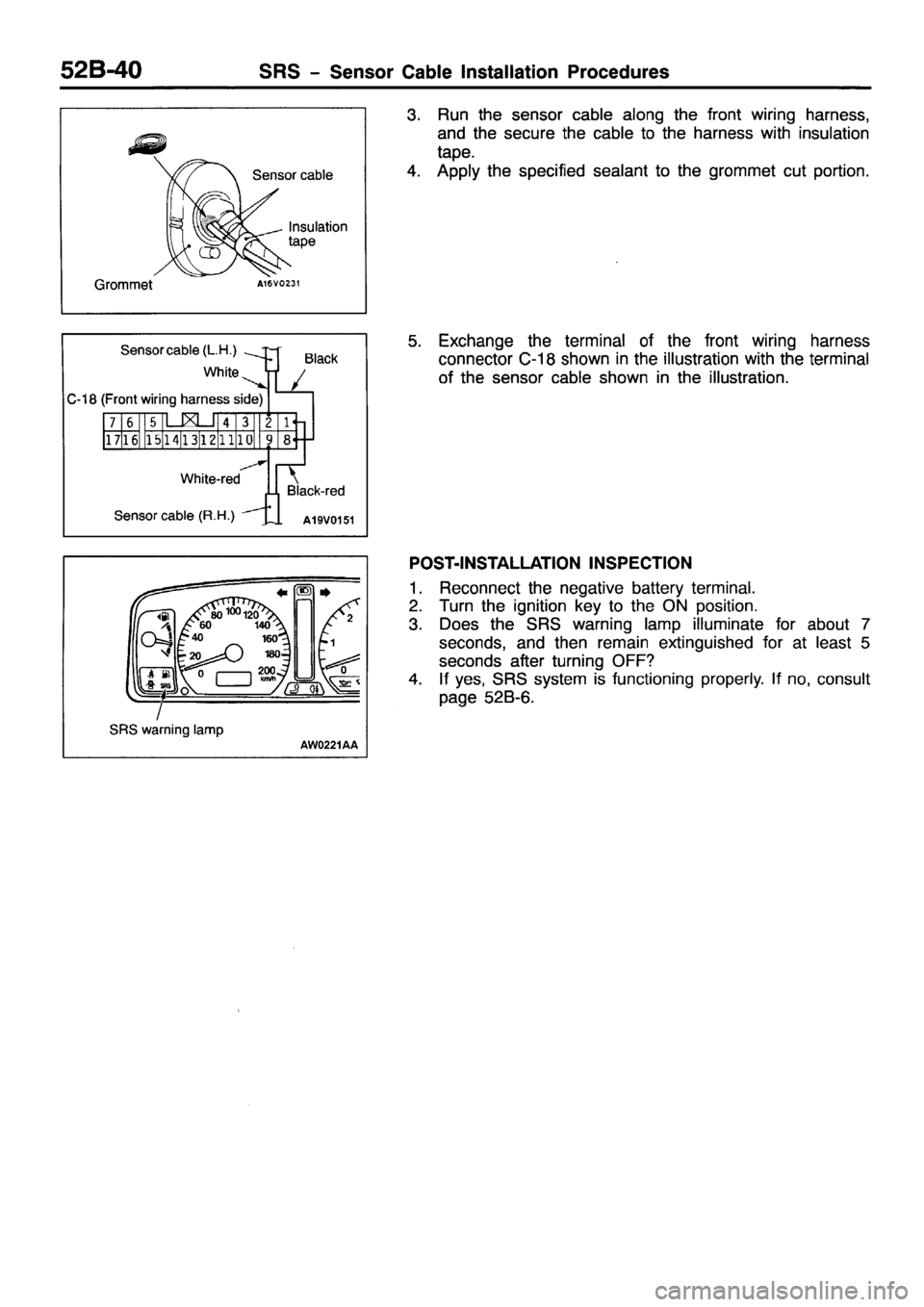 MITSUBISHI PAJERO SPORT 1999  Workshop Manual 