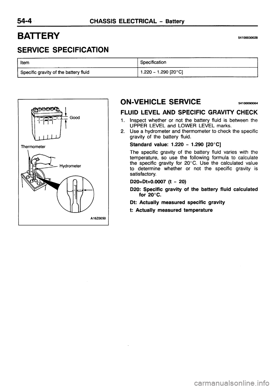 MITSUBISHI PAJERO SPORT 1999  Workshop Manual 