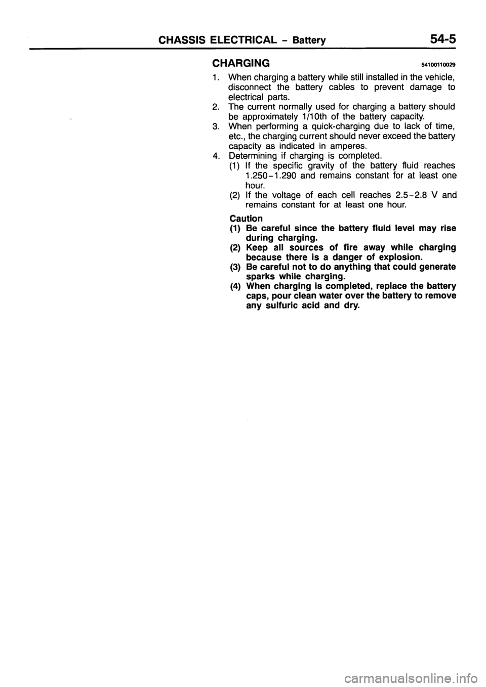 MITSUBISHI PAJERO SPORT 1999  Workshop Manual 