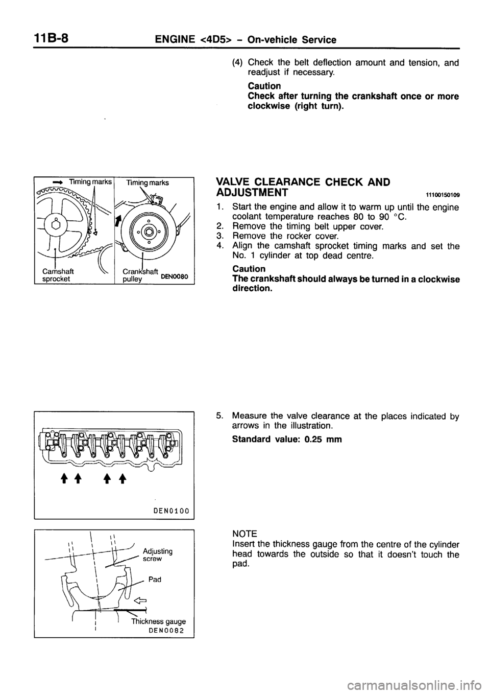 MITSUBISHI PAJERO SPORT 1999  Workshop Manual 