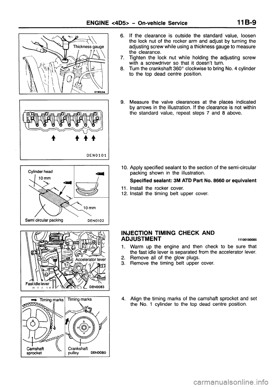 MITSUBISHI PAJERO SPORT 1999  Workshop Manual 