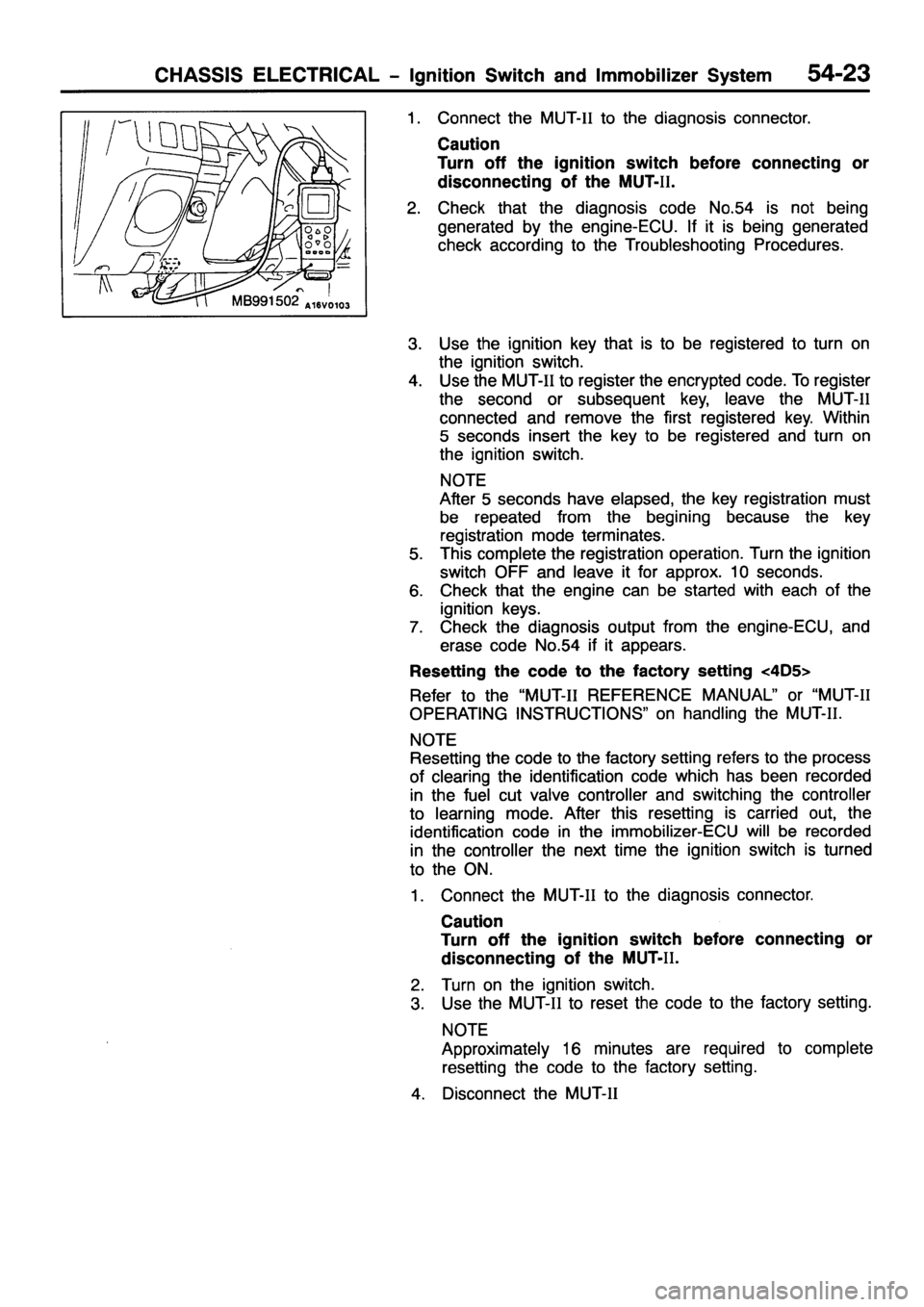 MITSUBISHI PAJERO SPORT 1999  Workshop Manual 