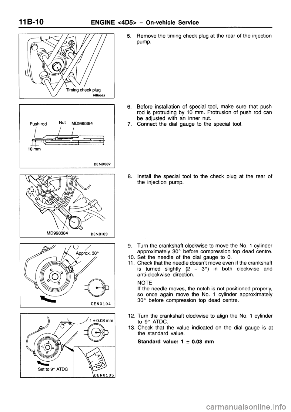 MITSUBISHI PAJERO SPORT 1999  Workshop Manual 