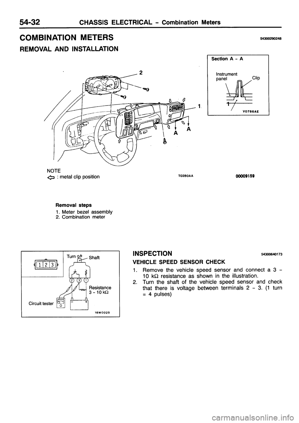 MITSUBISHI PAJERO SPORT 1999  Workshop Manual 