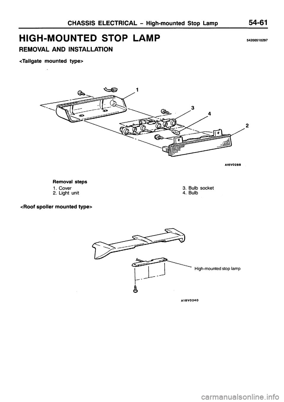 MITSUBISHI PAJERO SPORT 1999  Workshop Manual 