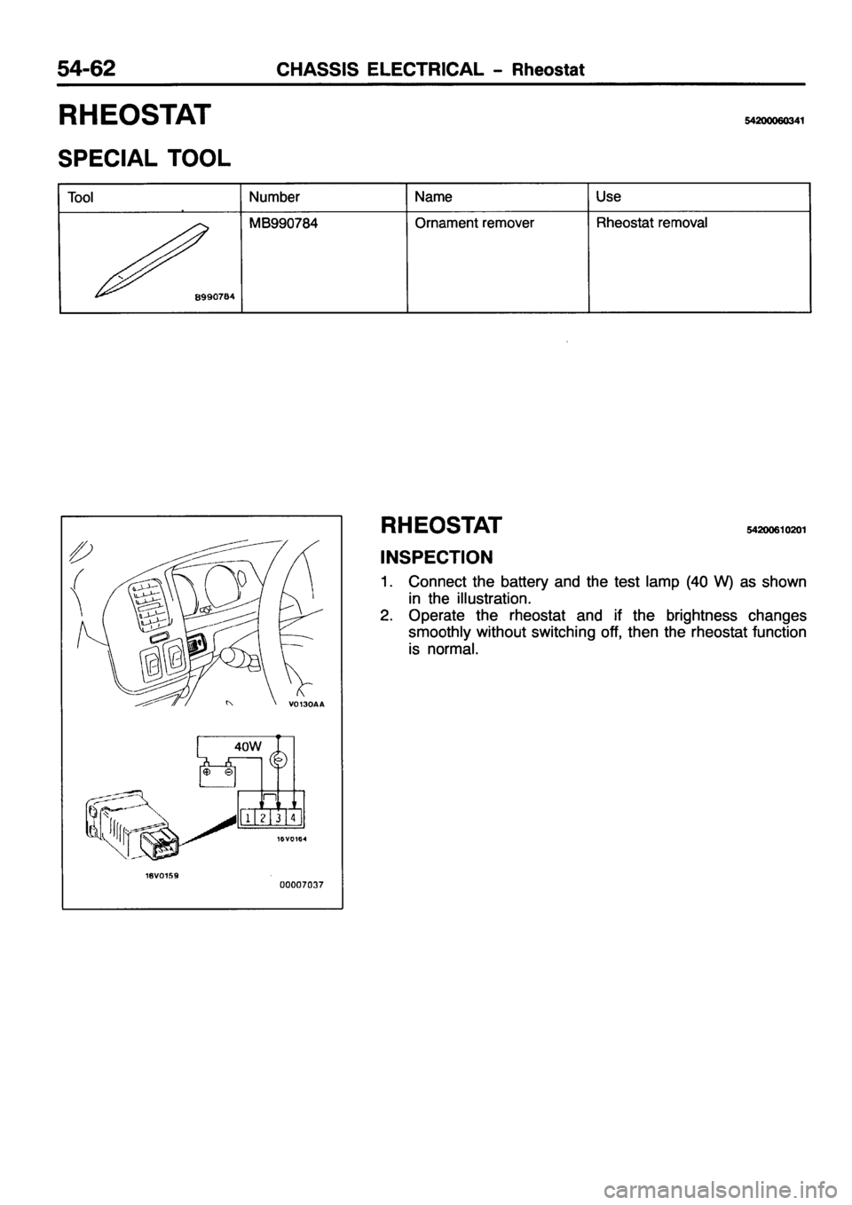 MITSUBISHI PAJERO SPORT 1999  Workshop Manual 