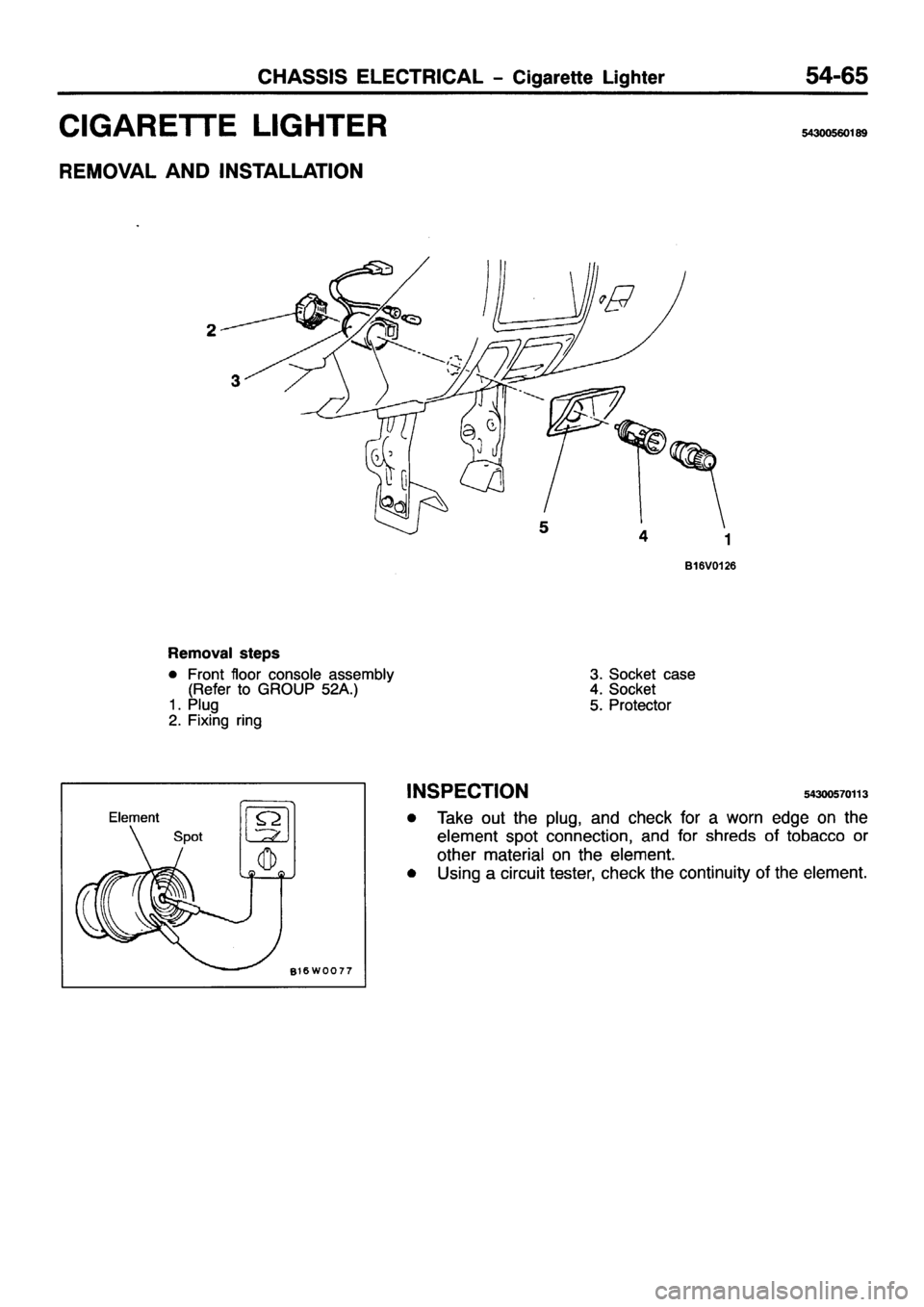 MITSUBISHI PAJERO SPORT 1999  Workshop Manual 