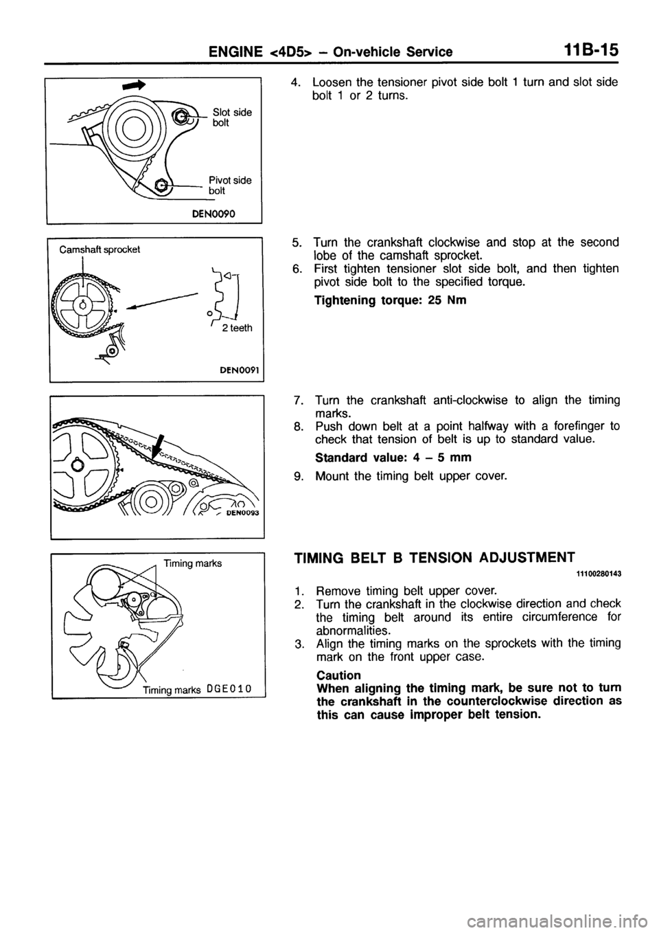 MITSUBISHI PAJERO SPORT 1999  Workshop Manual 