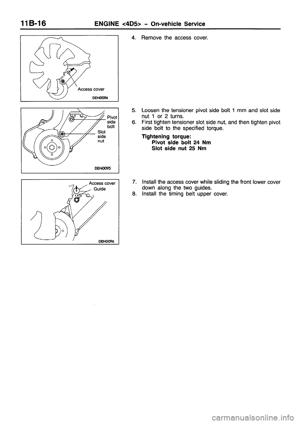MITSUBISHI PAJERO SPORT 1999  Workshop Manual 