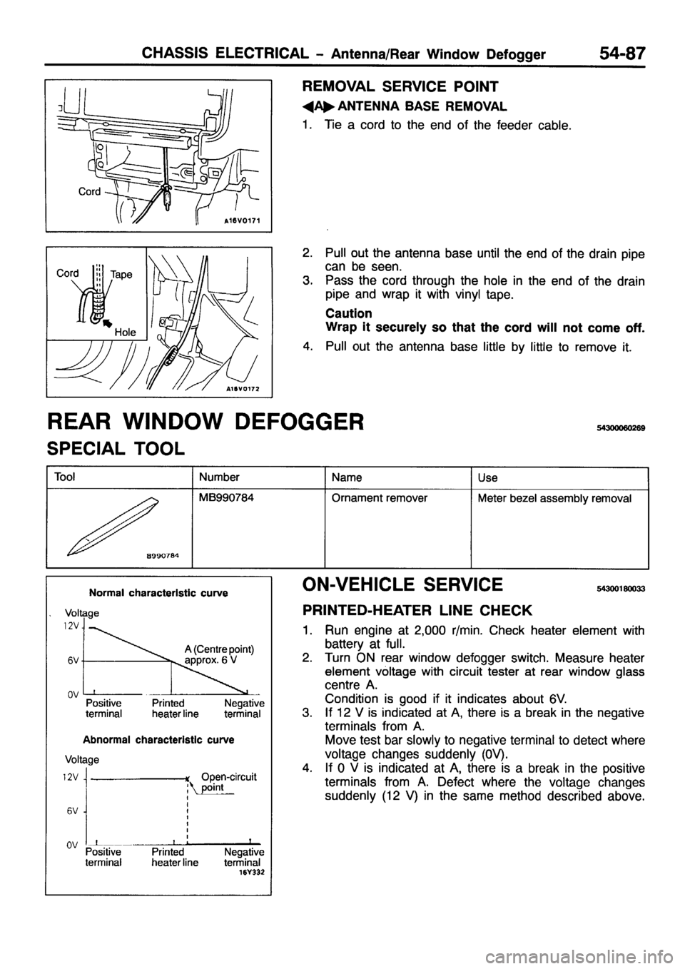 MITSUBISHI PAJERO SPORT 1999  Workshop Manual 
