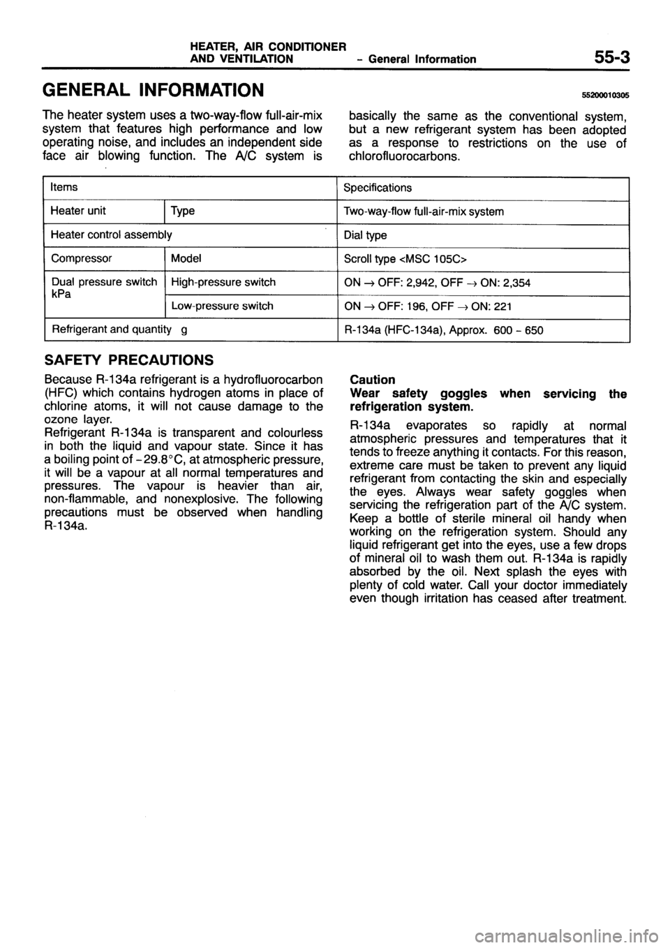 MITSUBISHI PAJERO SPORT 1999  Workshop Manual 
