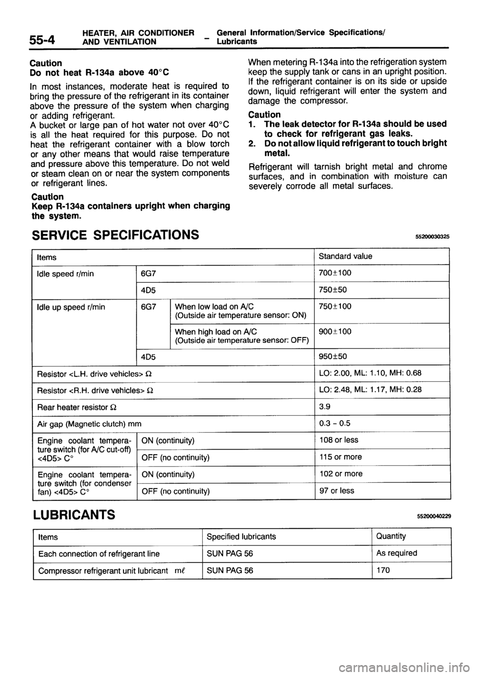 MITSUBISHI PAJERO SPORT 1999  Workshop Manual 