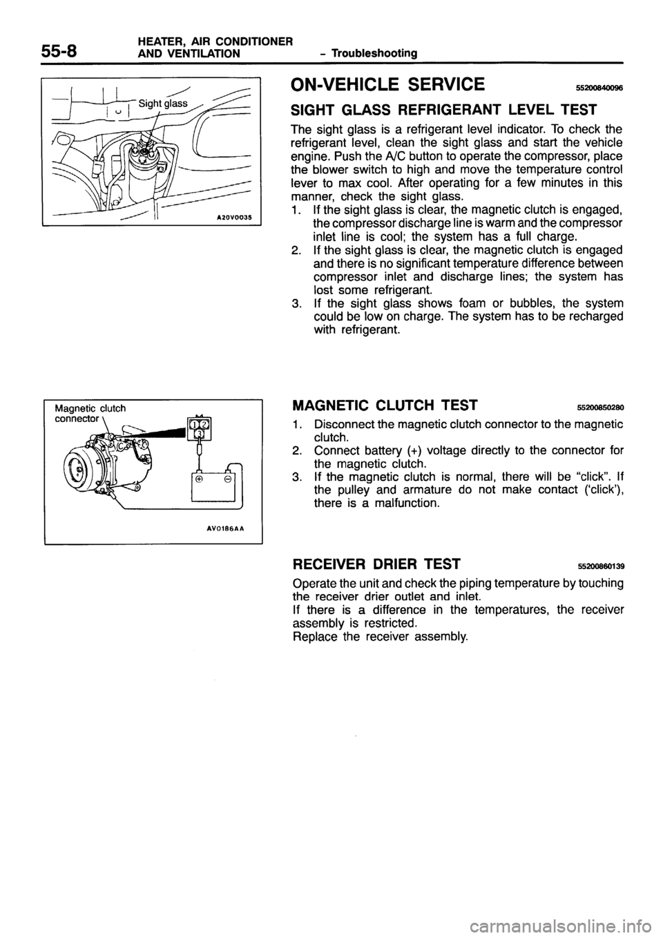 MITSUBISHI PAJERO SPORT 1999  Workshop Manual 