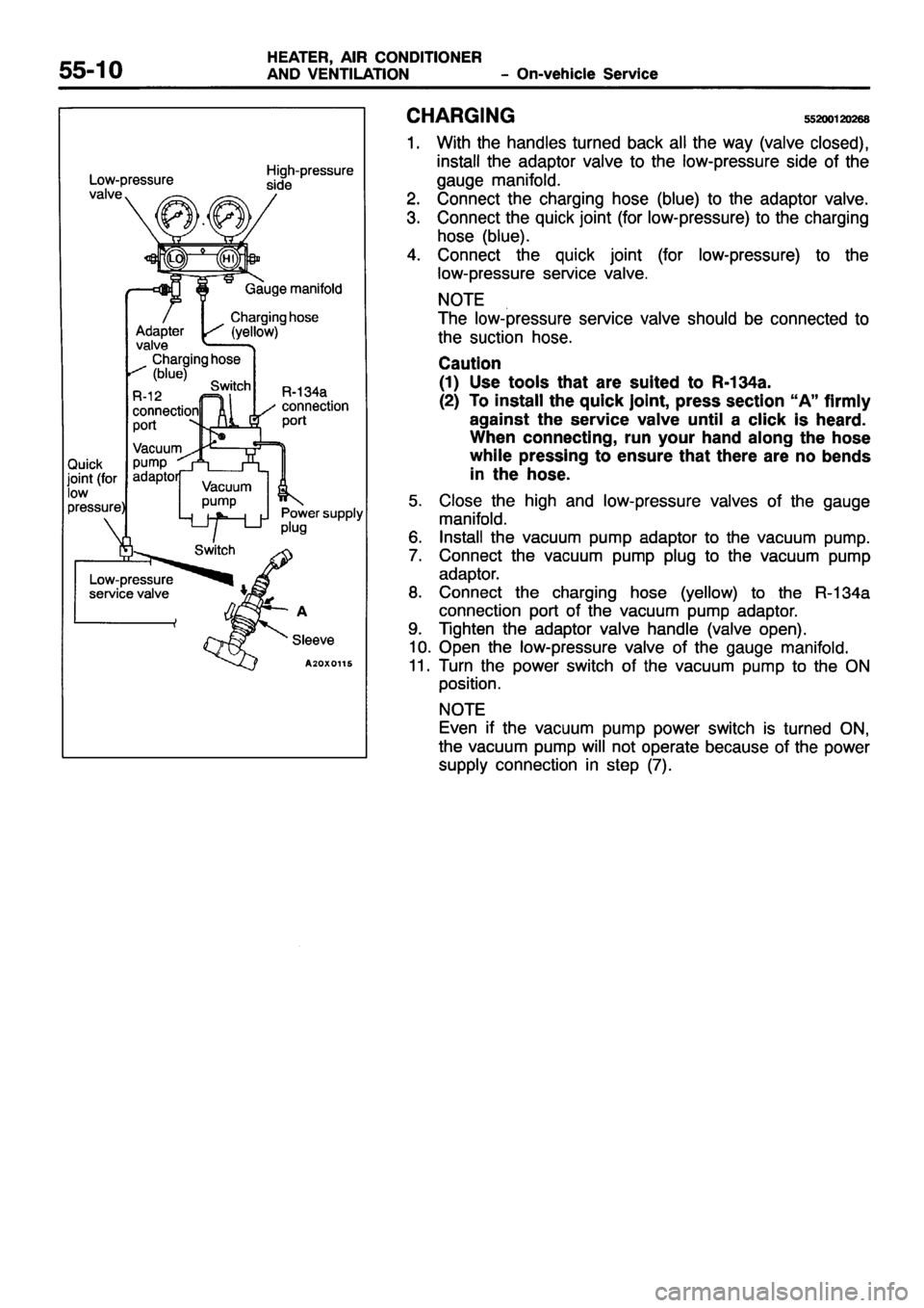 MITSUBISHI PAJERO SPORT 1999  Workshop Manual 