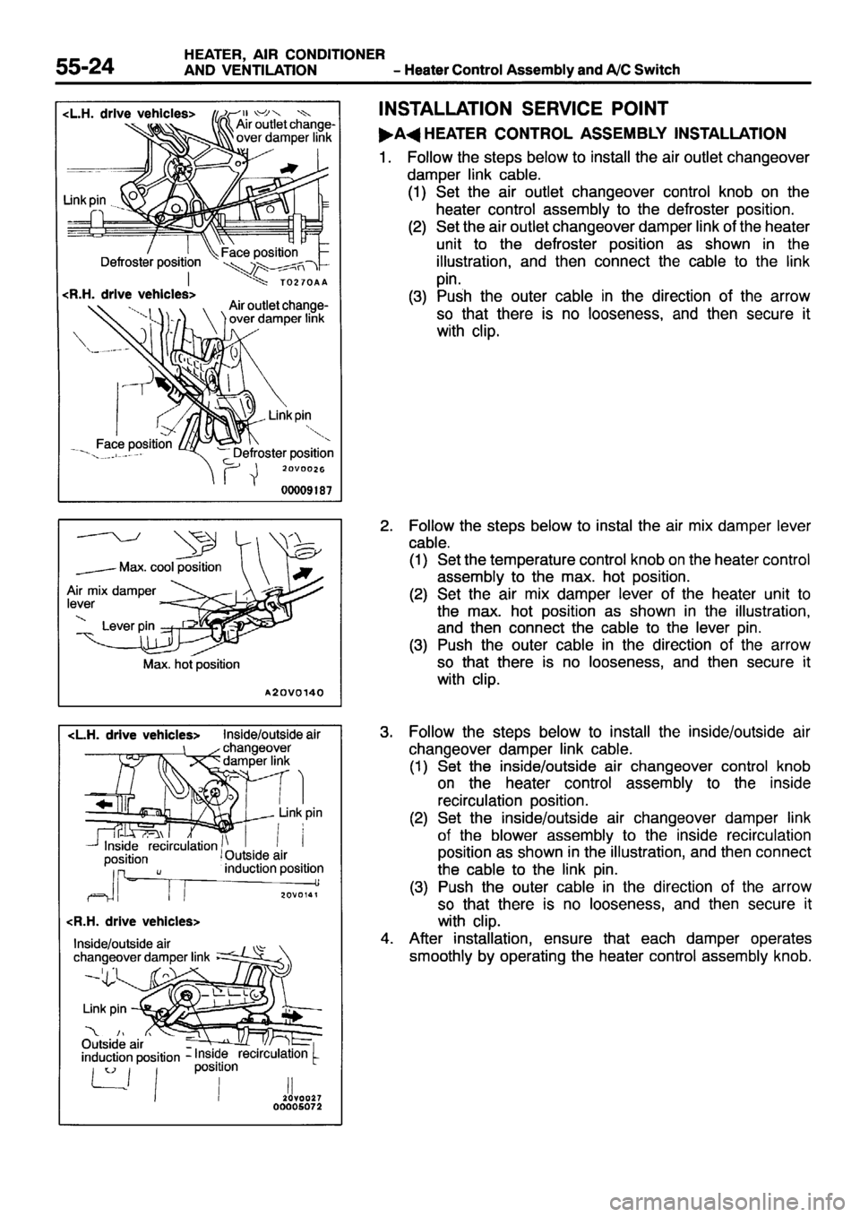 MITSUBISHI PAJERO SPORT 1999  Workshop Manual 