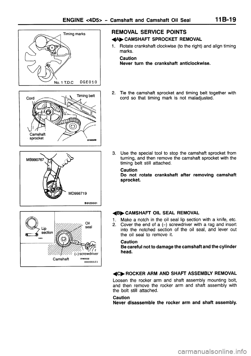 MITSUBISHI PAJERO SPORT 1999  Workshop Manual 