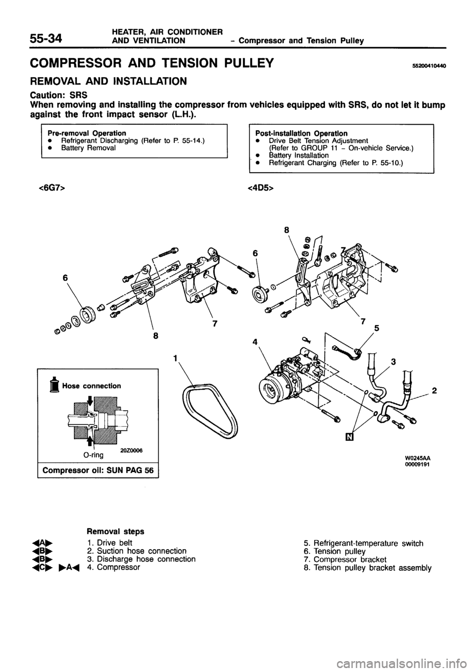 MITSUBISHI PAJERO SPORT 1999  Workshop Manual 