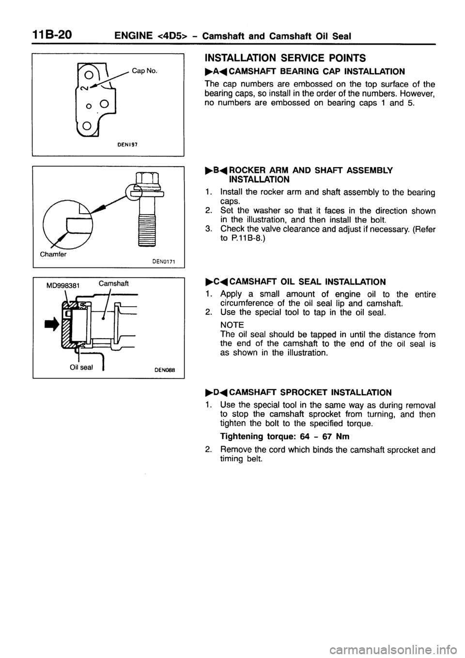 MITSUBISHI PAJERO SPORT 1999  Workshop Manual 