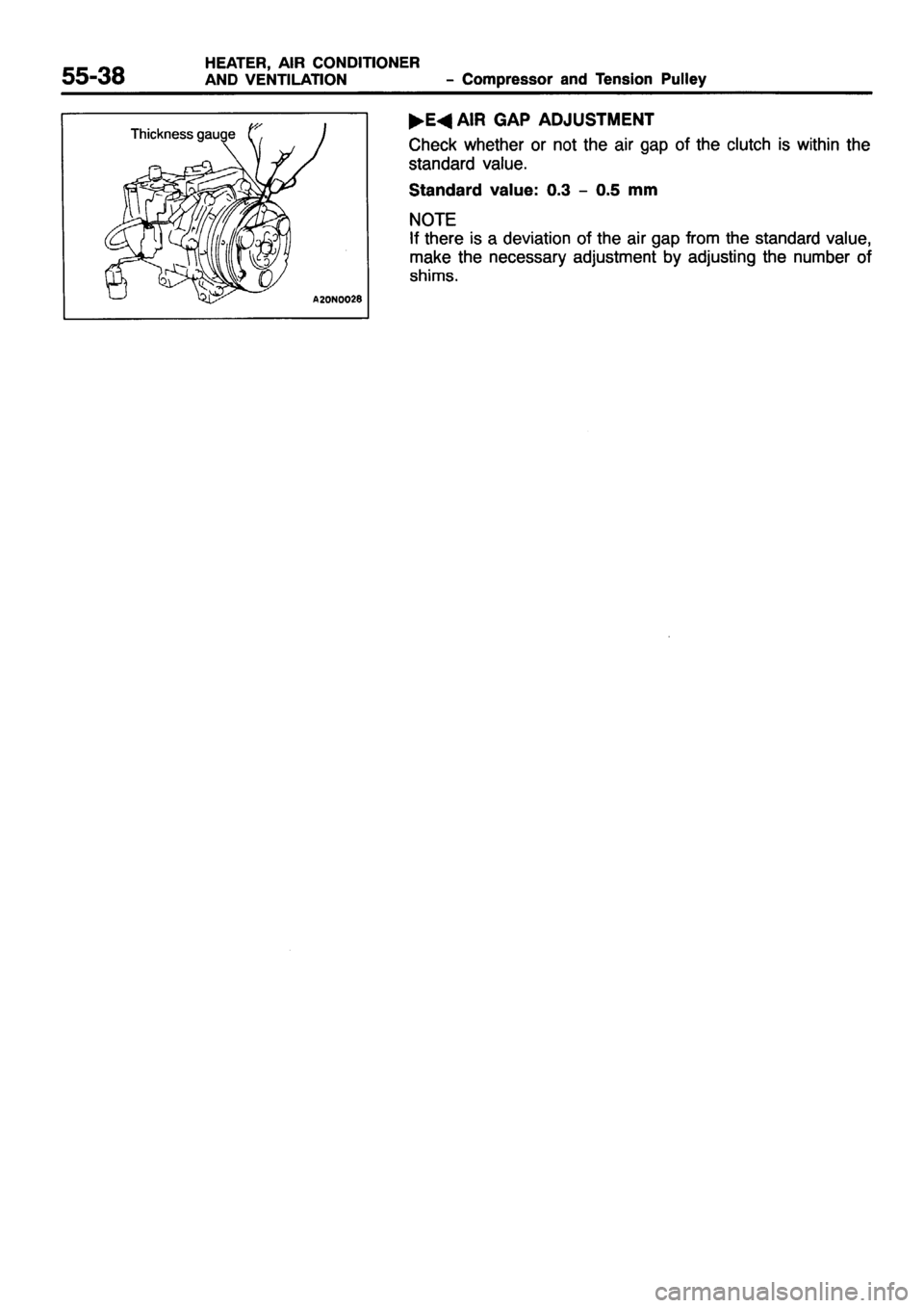 MITSUBISHI PAJERO SPORT 1999  Workshop Manual 