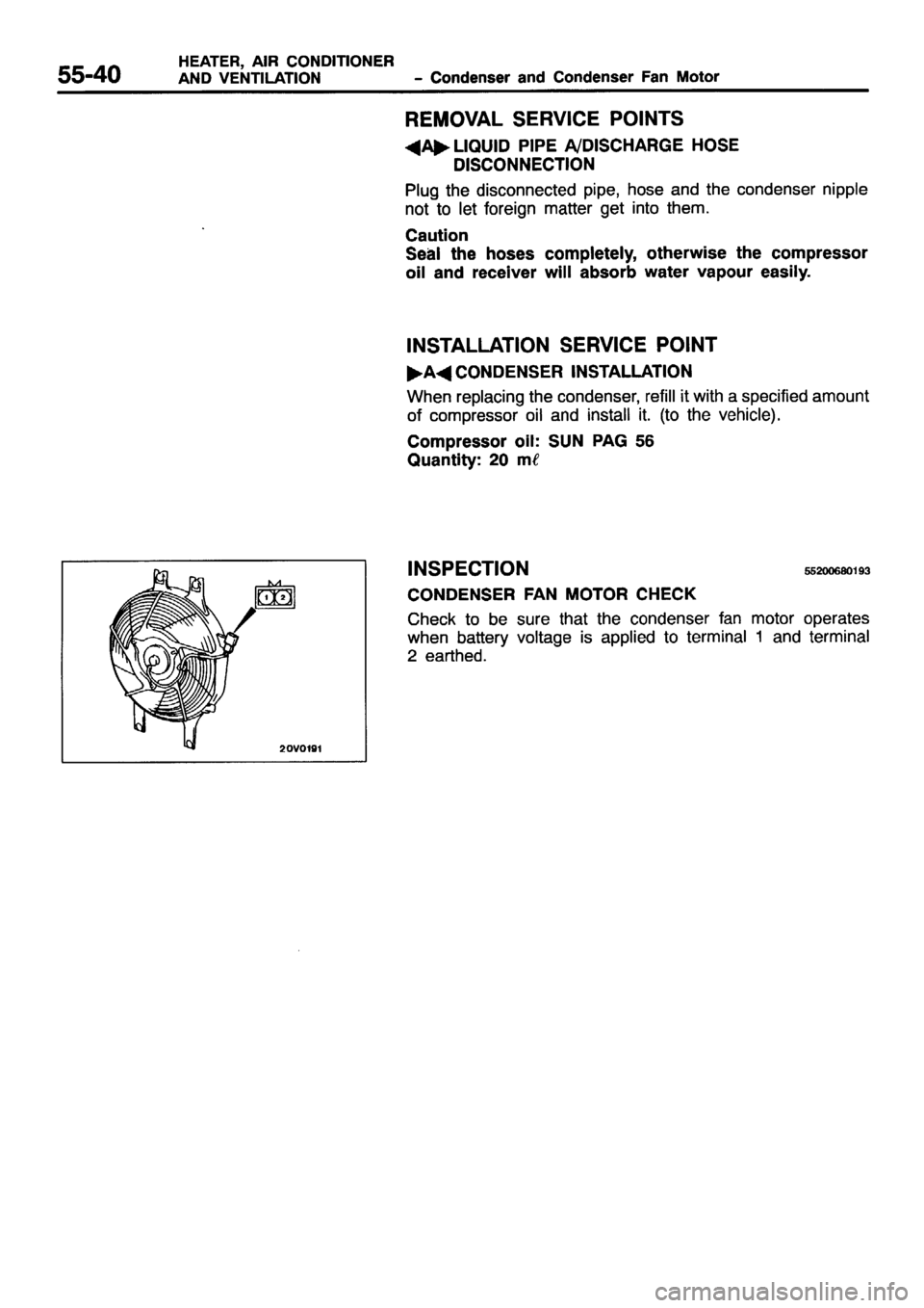 MITSUBISHI PAJERO SPORT 1999  Workshop Manual 