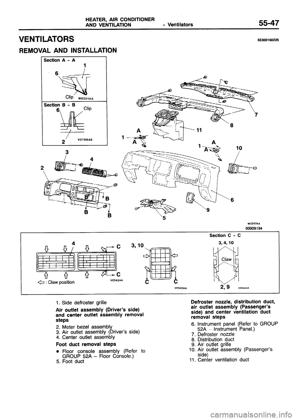 MITSUBISHI PAJERO SPORT 1999  Workshop Manual 