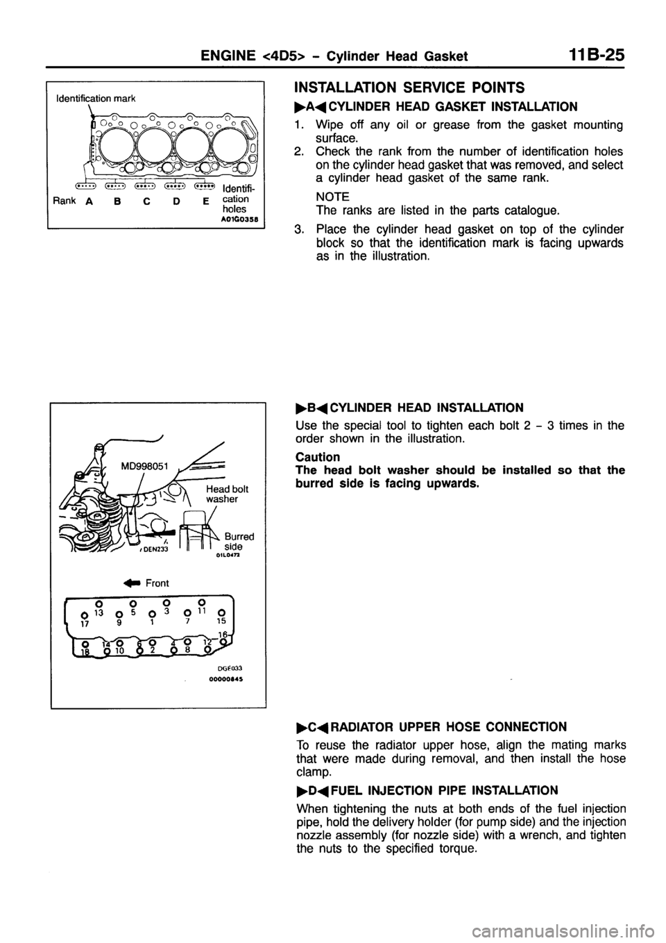 MITSUBISHI PAJERO SPORT 1999  Workshop Manual 