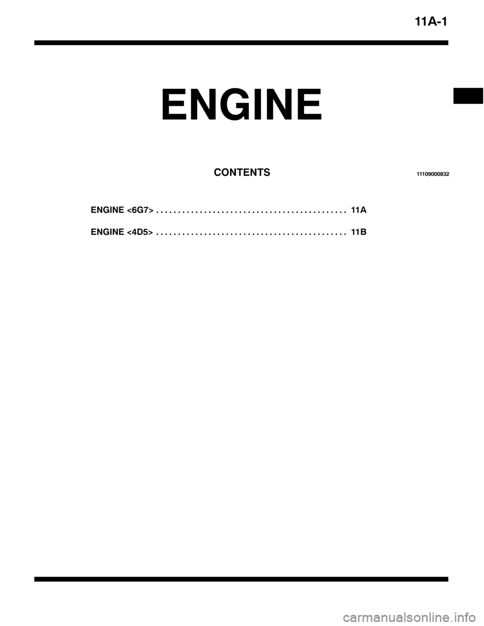 MITSUBISHI PAJERO SPORT 1998  Workshop Manual (1*,1(?9*:!44$ 11111111111111111111111111111111111111111111
(1*,1(?78!44% 11111111111111111111111111111111111111111111
44$04
(1*,1(
&217(1764443<333;65 